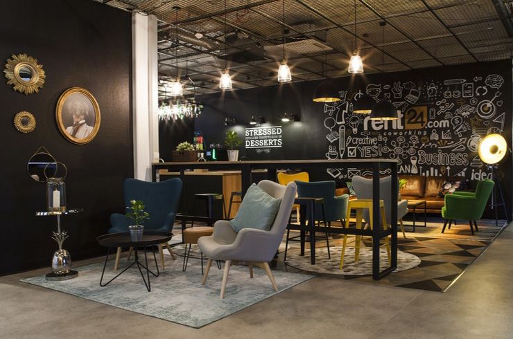 Co-working environments in hotels